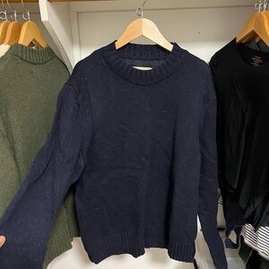 Outerknown Roma sweater, navy blue, M